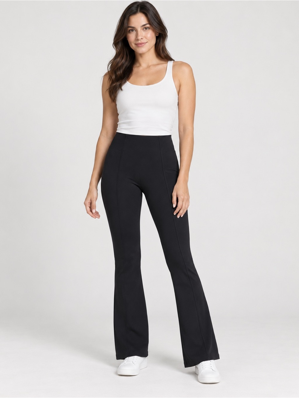 SPANX Booty Boost Active Flare Leggings Black High Rise Small